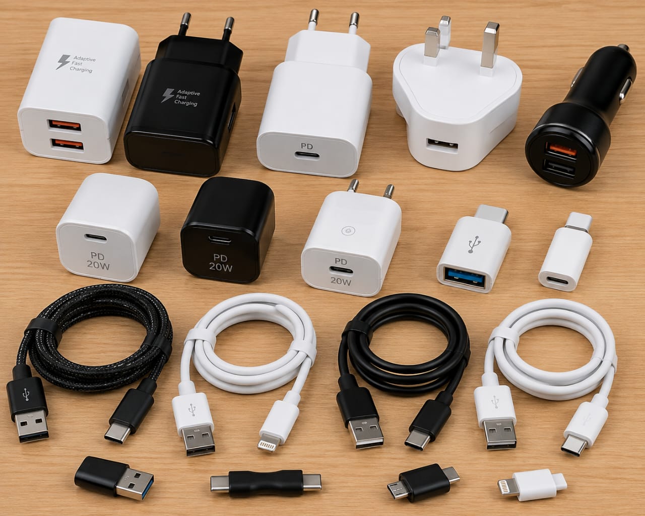 CHARGERS,USBSCABLES, AND ADAPTERS
