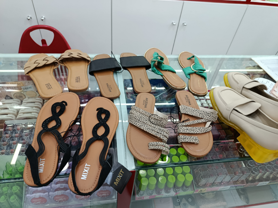 Lady flat sandals genuine