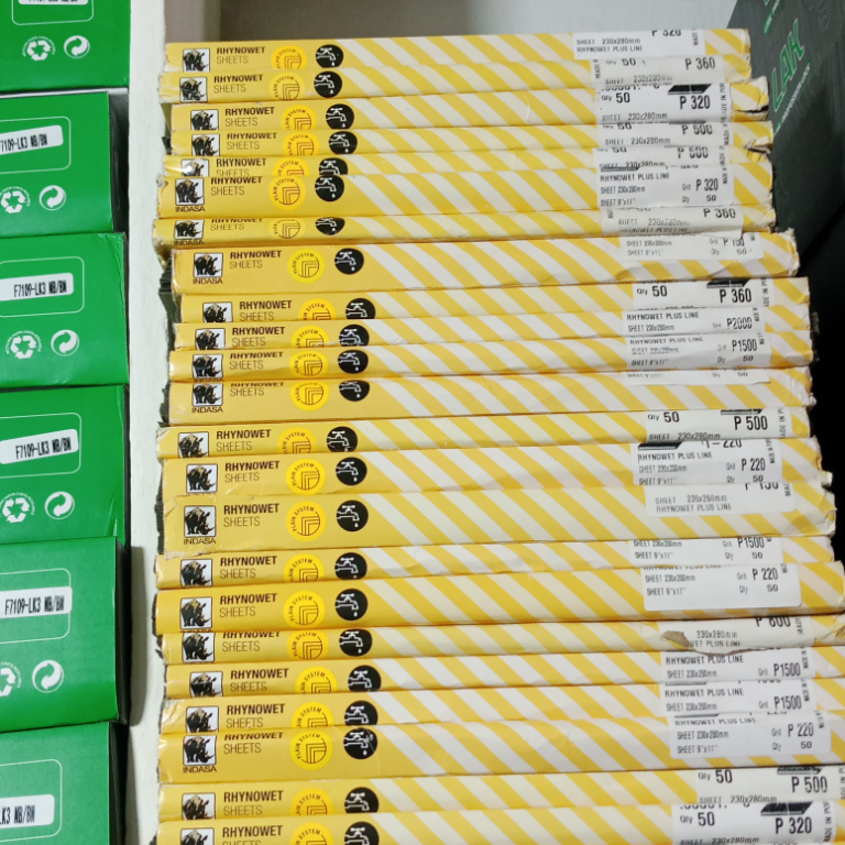waterproof sanding paper (indasa) packet(50pcs)