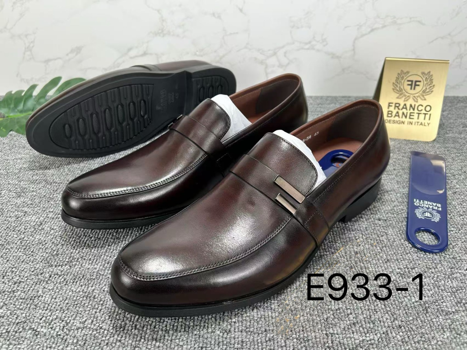 Coffee brown office shoe