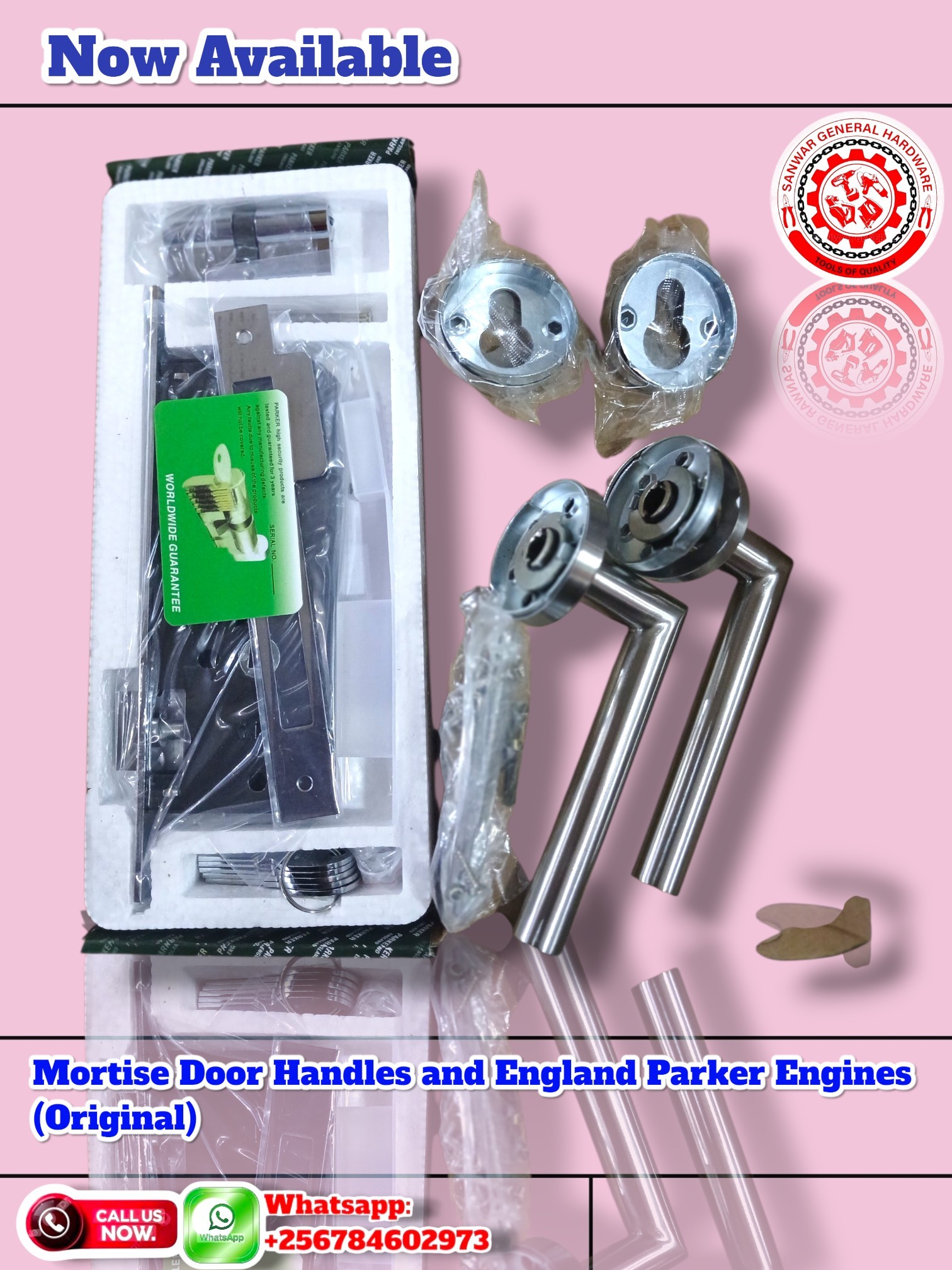 Mortise door handles and England Park Engines(Original  made in England)