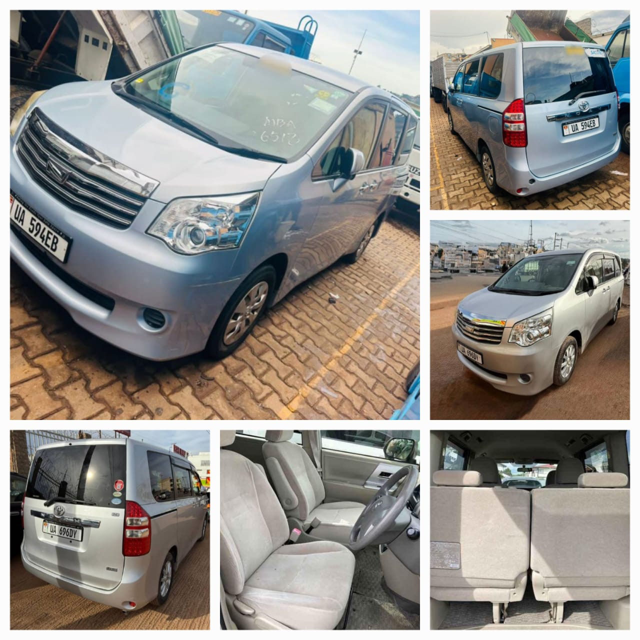 Toyota Noah 2011modle X 8/7-seater 4/2wheel drive petrol engine automatic transmission (installment 20m first deposit) All colors available