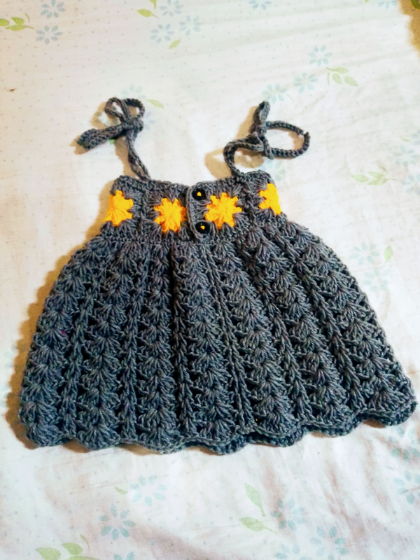 baby crochet dress