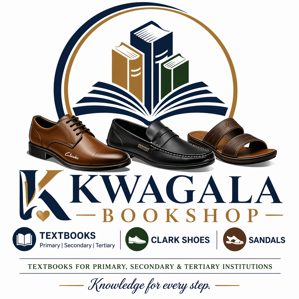 kwagala bookshop & Classic shoes