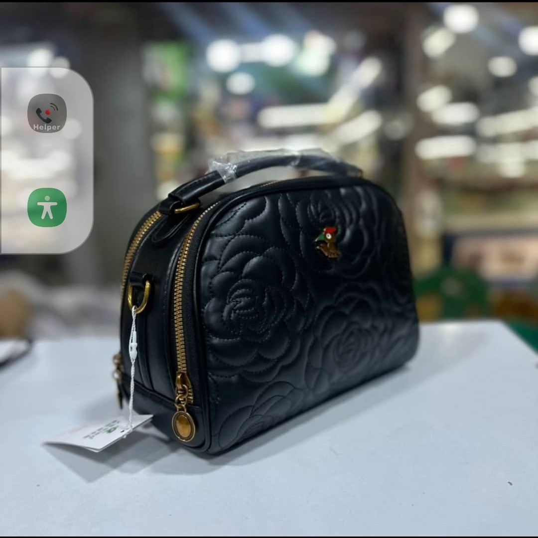 Multi-compartment Body Bag  with detachable strap black colour