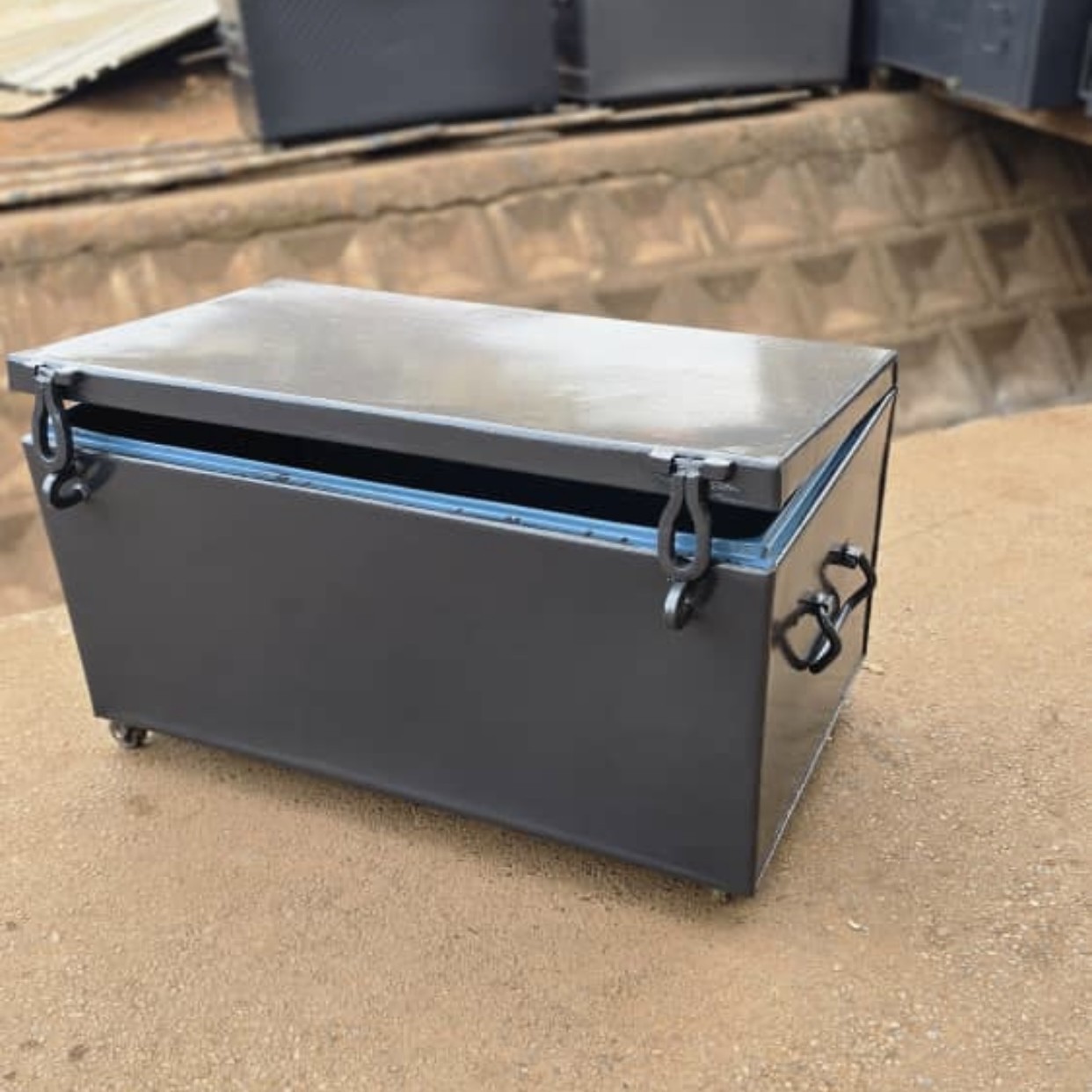 storage metal trunk for business and home staff collection
