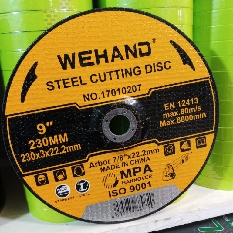 wehand cutting discs 9"