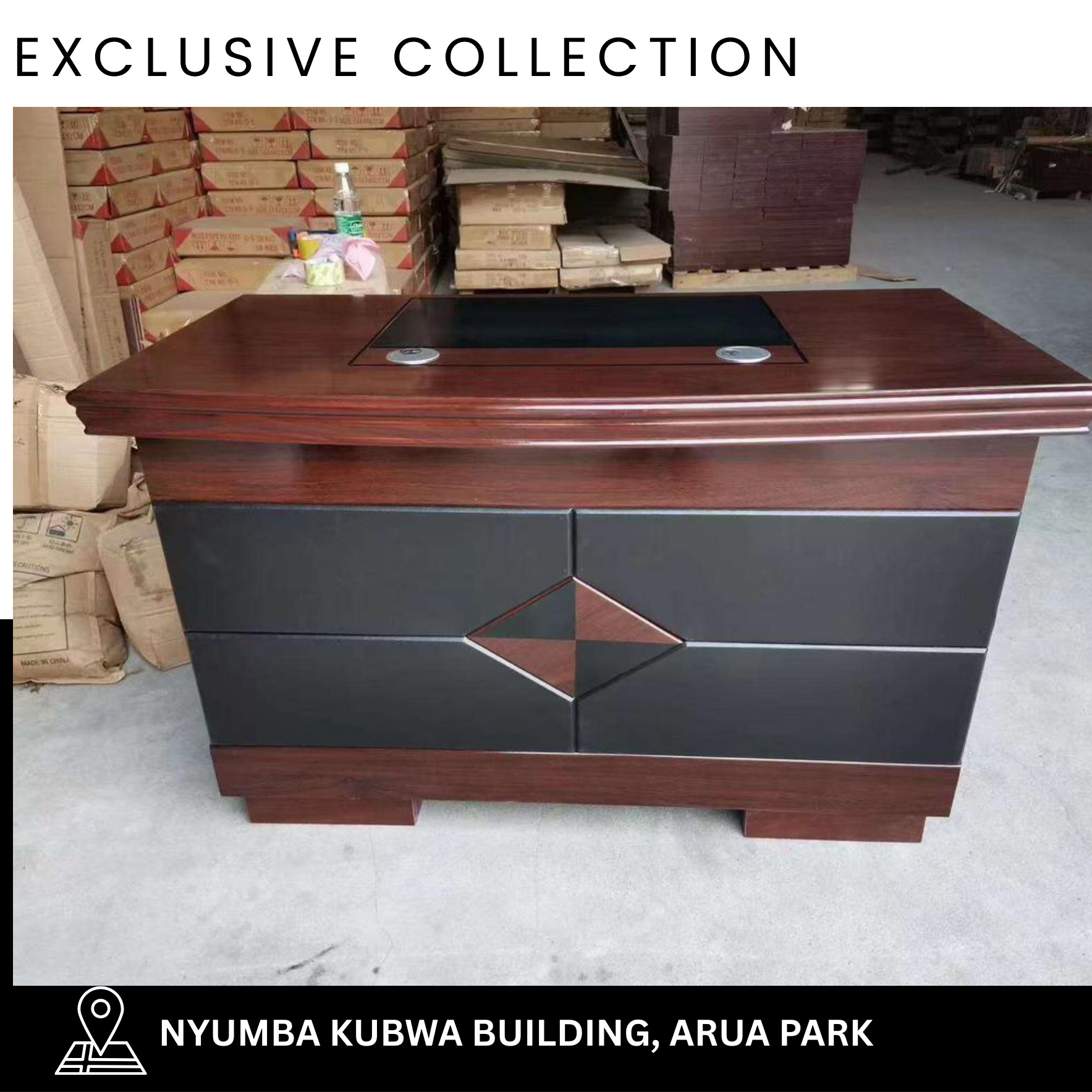 Executive office table 140cm