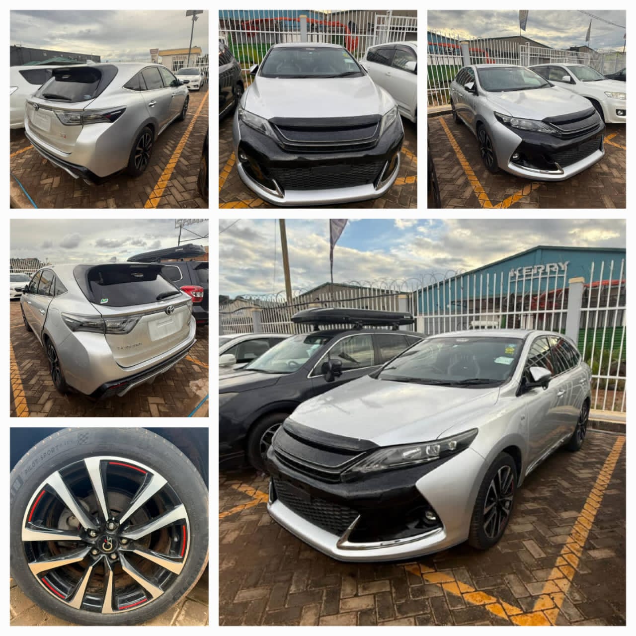 Toyota harrier Gs sport model 2017 2.0cc  sliver color 4.5gread****