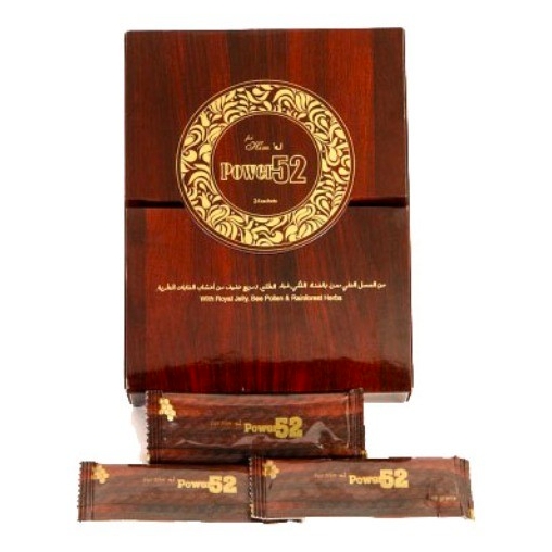 POWER 52 HONEY 
1. Boosts libido and desire
2. Improves strong erection
3. It enables you last longer
4. Increases confidence
5. Helps to reduce stress and fatigue
6. Overall well-being, physically and mentally