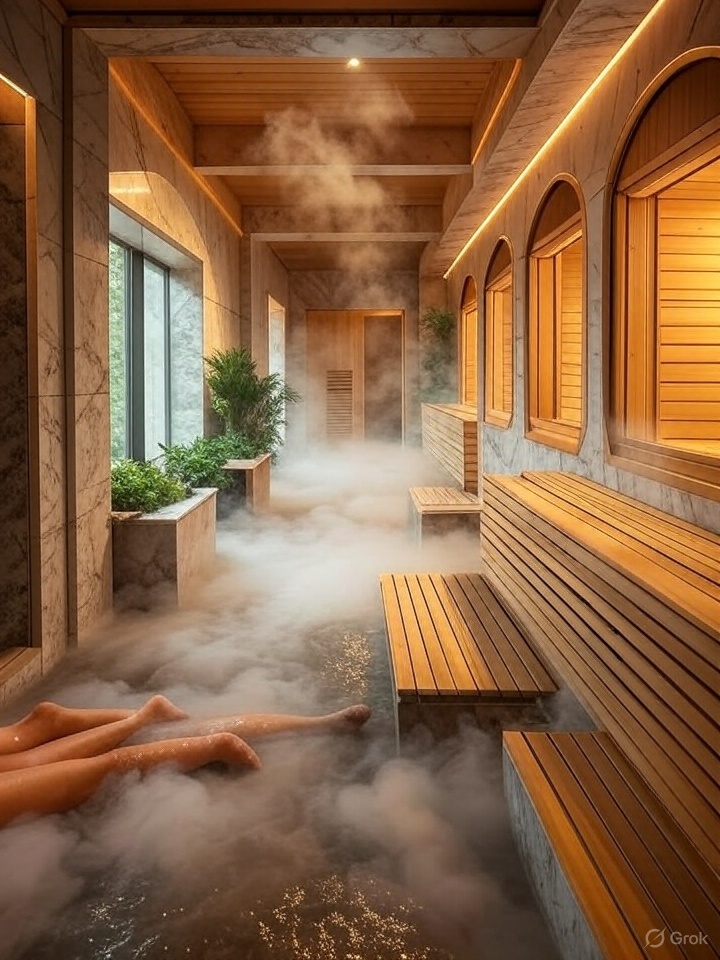 Steam Bath and Sauna/workers
