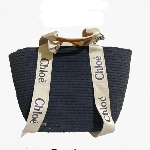 Chloe' bag black in colour, durable for casual, beach bag