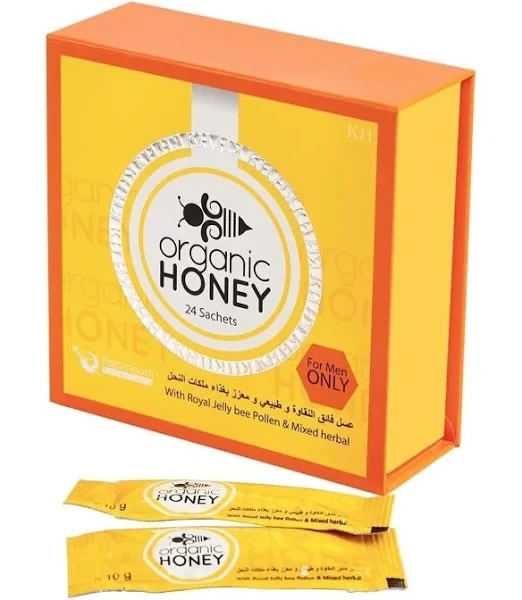 ORGANIC HONEY 
1. Boosts libido and desire
2. Improves strong erection
3. It enables you last longer
4. Increases confidence
5. Helps to reduce stress and fatigue
6. Overall well-being, physically and mentally