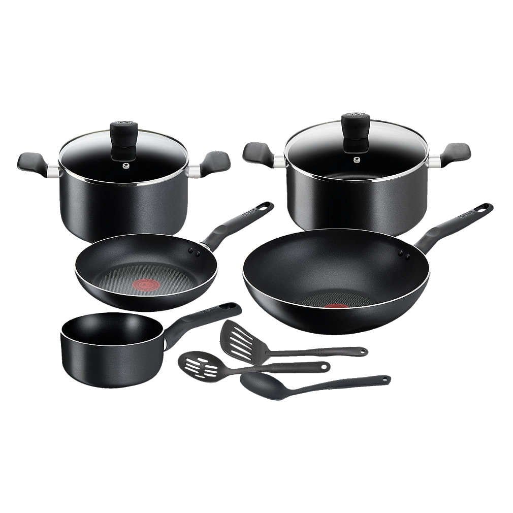TEFAL 11pcs non stick dark stone black ceramic