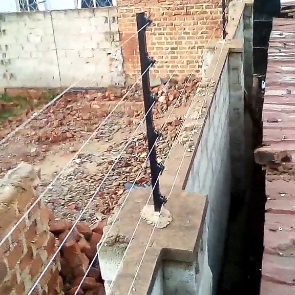 Electric fence installation